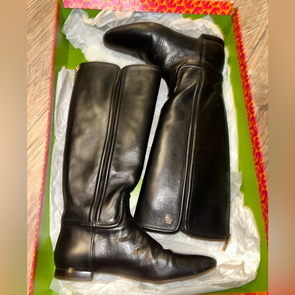 Tory Burch Irene Equestrian Boot - Picture 1 of 9